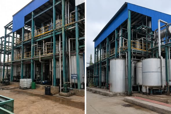 Industrial process plant